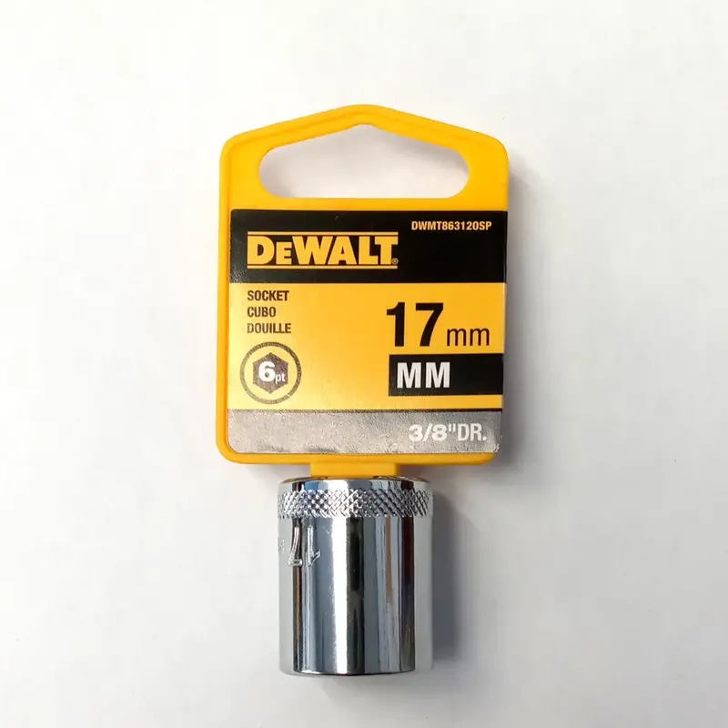 DeWalt 17mm Hex Socket – 6-Point, 3/8-Inch Drive (DWMT863120SP)