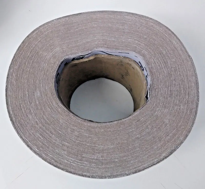 DeWalt DANP124001 Stainless & Metal Finishing Roll – 3-1/2″ x 50 Yards, 400-Grit Aluminum Oxide