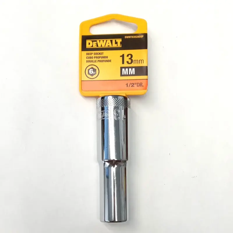 DeWALT DWMT935280SP — 13mm Deep 6-Point Socket Designed for 1/2″ Drive
