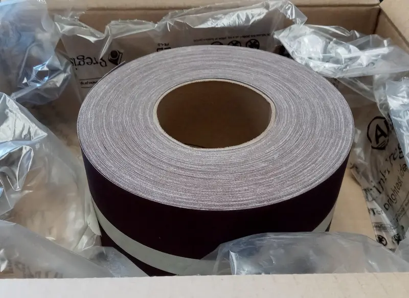 DeWalt Finishing Abrasive Roll – 4-Inch x 50-Yard, 320-Grit Aluminum Oxide for Metal & Stainless (DANR223201)