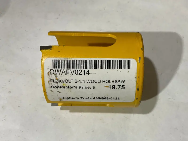 DeWalt FlexVolt Wood Holesaw – 2-1/4-Inch Diameter for Cordless Power Tools