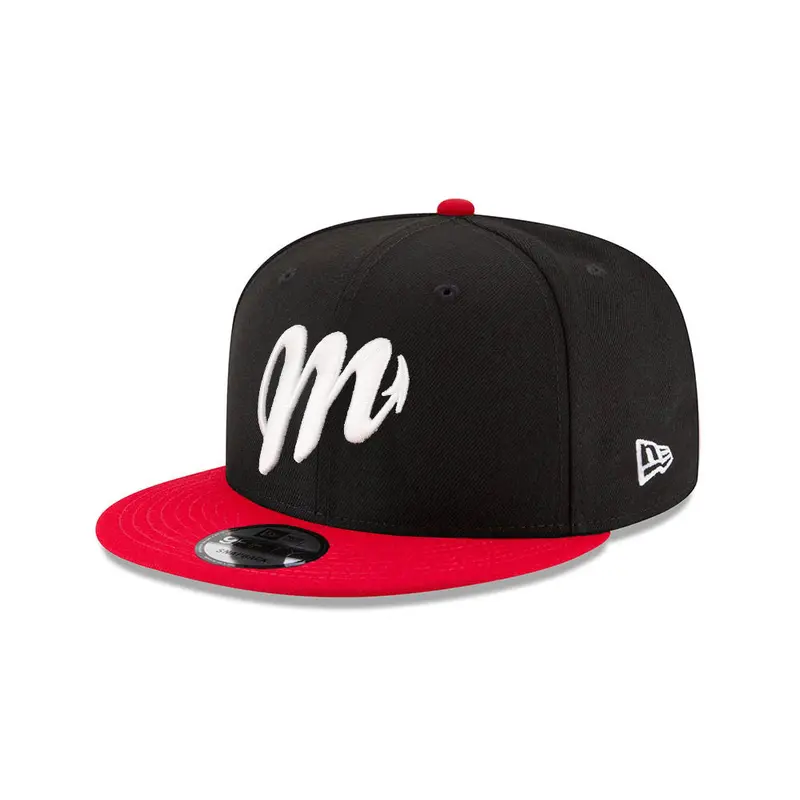 Diablos Rojos del México Black & Red Two-Tone 9Fifty Snapback