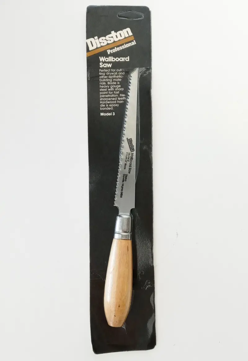 Disston Model 3 Professional Wallboard Saw — 6″ 8-Point Blade, USA-Made