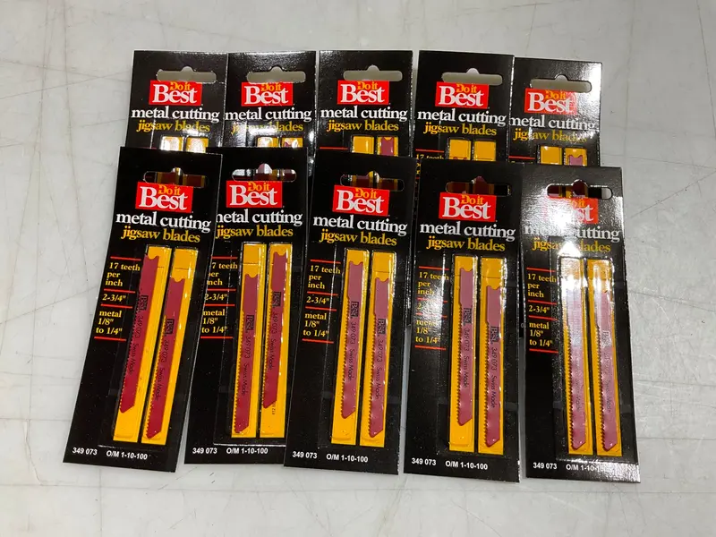 Do it Best Bi-Metal Jigsaw Blades — 17 TPI for Metal, 10-Blade Pack × 2 (Model #349073, S-50)