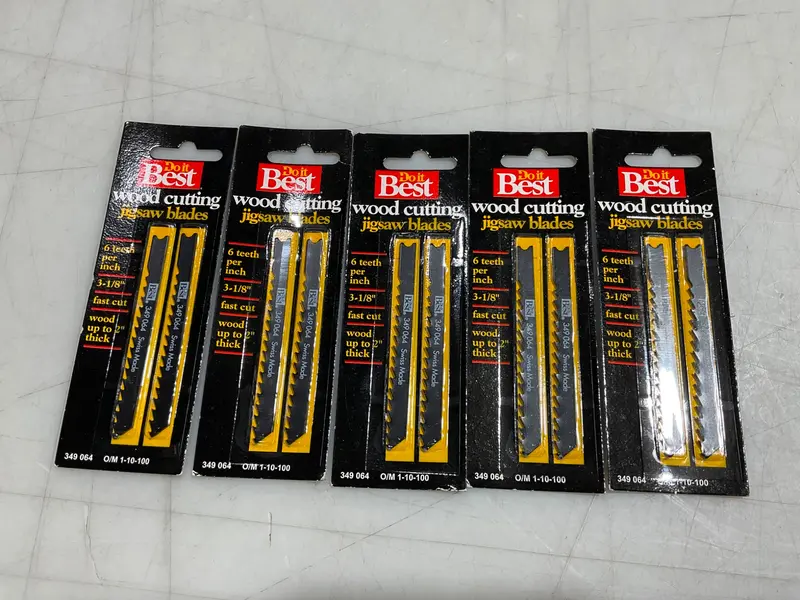 Do it Best Coarse Wood-Cutting Jigsaw Blades — 6 TPI, 5-Blade Pack × 2 (Model #349064, S-49)