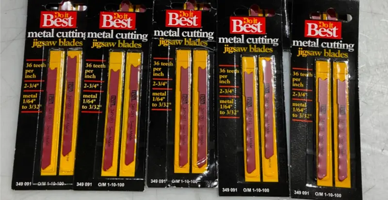 Do it Best Metal-Cutting Jigsaw Blades — 36 TPI, 10-Blade Pack × 2 (Model #349091, S-52)
