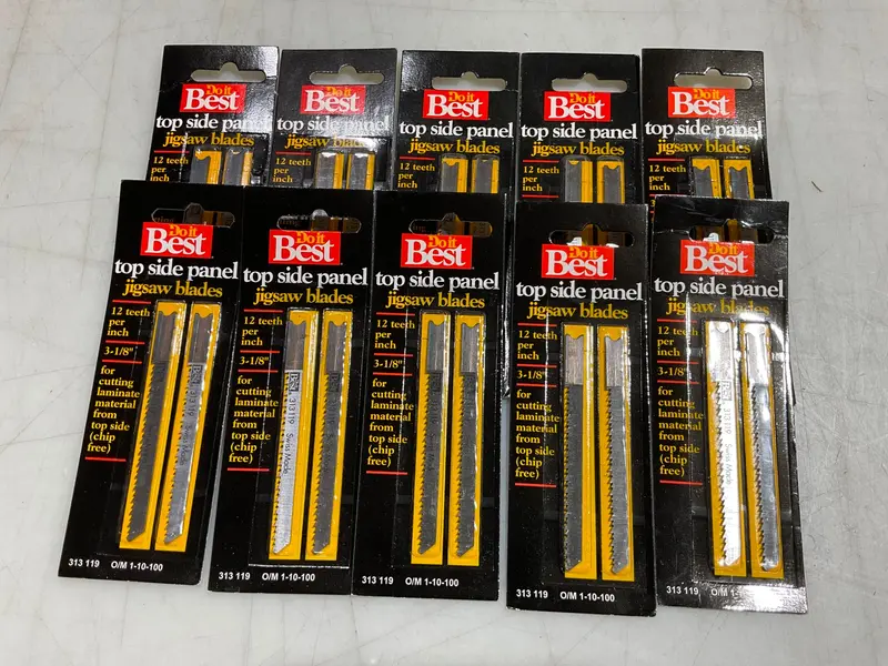 Do it Best Top-Side Panel Jigsaw Blades — 12 TPI, 10-Blade Pack × 2 (Model #313119, S-56)