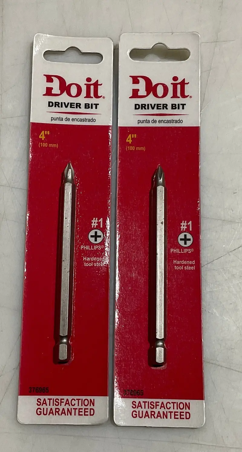 Do it Long-Shank Driver Bit — #1 × 4″, 2-Piece (S-32)