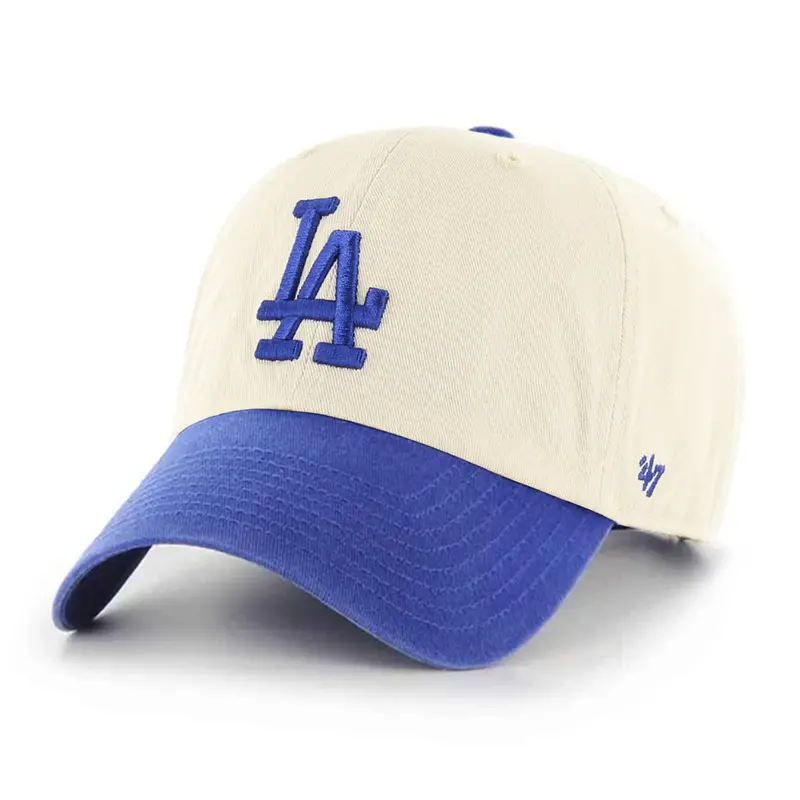 Dodgers Natural & Royal Two-Tone Clean Up Hat by ’47
