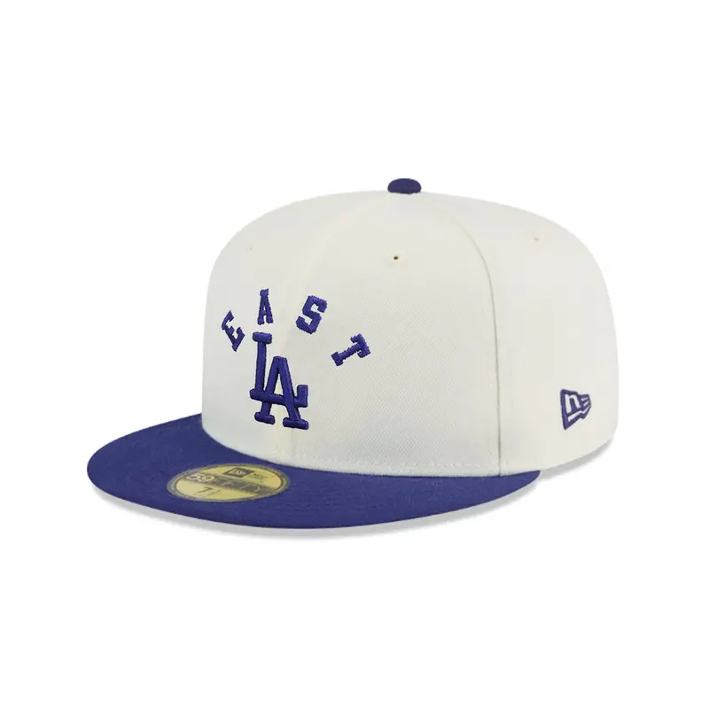 East LA Dodgers Chrome & Royal Blue Two-Tone 59Fifty Fitted Cap