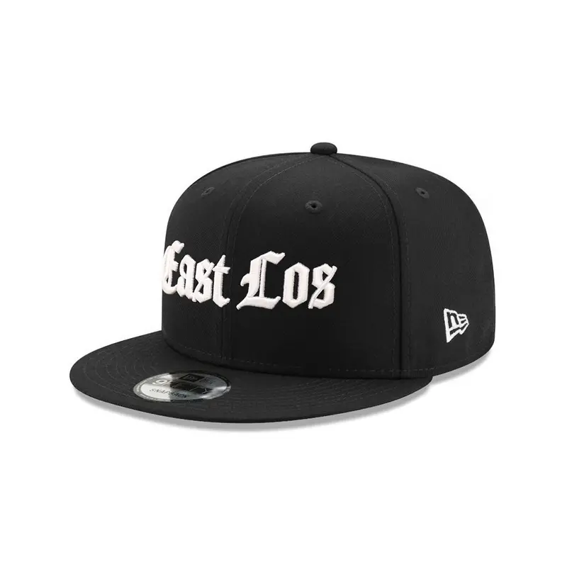 East LA Old English Script Black-and-White 9Fifty Snapback Cap