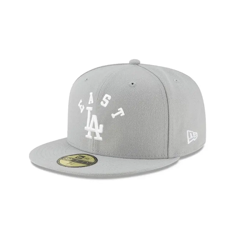 East Los Angeles Dodgers Gray 59Fifty Fitted Cap