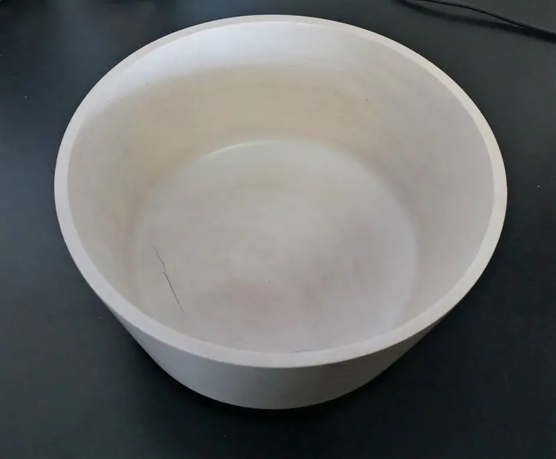 Enrico 3103MU7261 Contemporary Wooden Serving Bowl – Warm Gray & Olive Tone, 11″ x 11″ x 5″