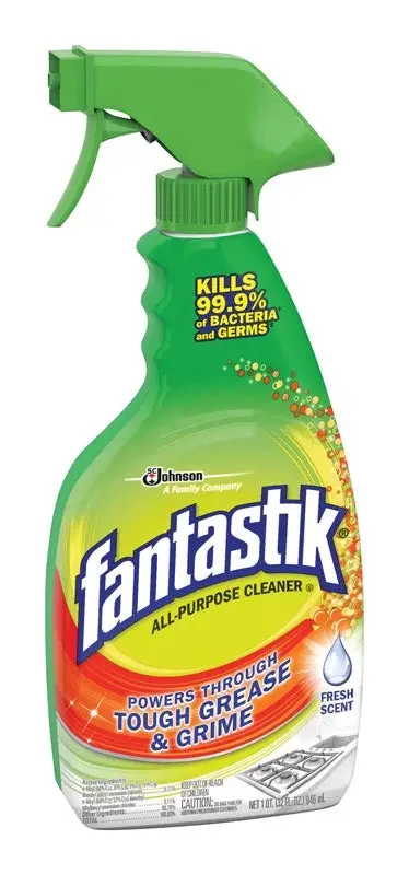 Fantastik All-Purpose Cleaner – 32 fl oz Spray for Tough Grease, Grime, and Sticky Residue