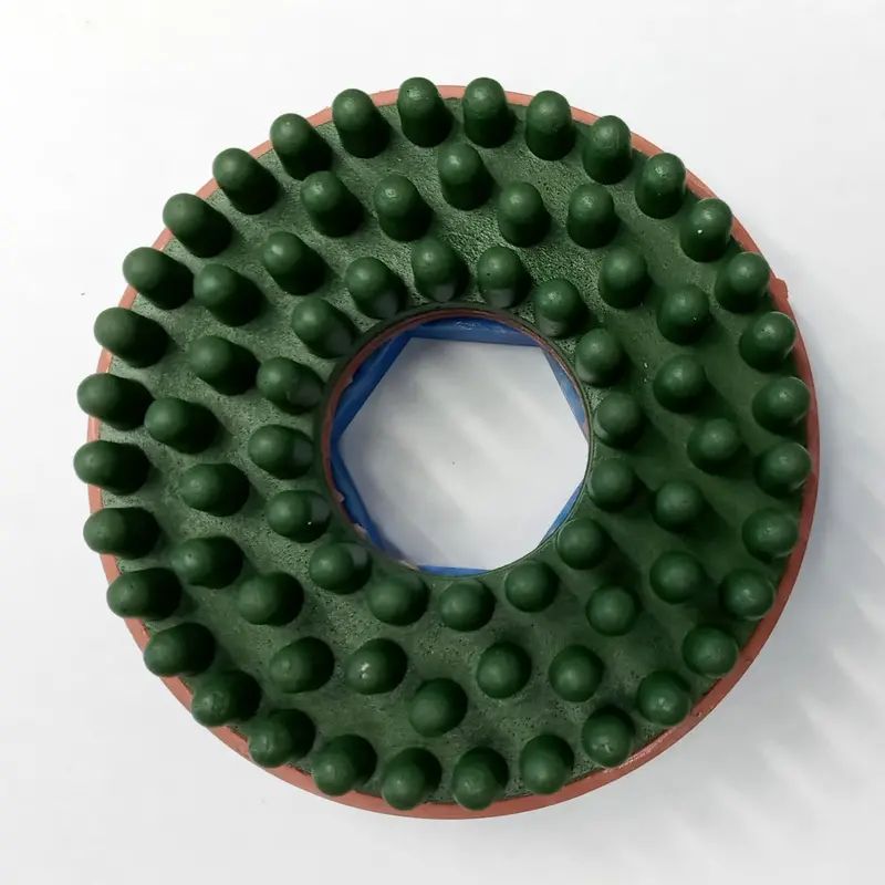 Fimad 6553 5″ Spike Snail-Lock Diamond Pad – 60 Grit for Aggressive Surface Prep