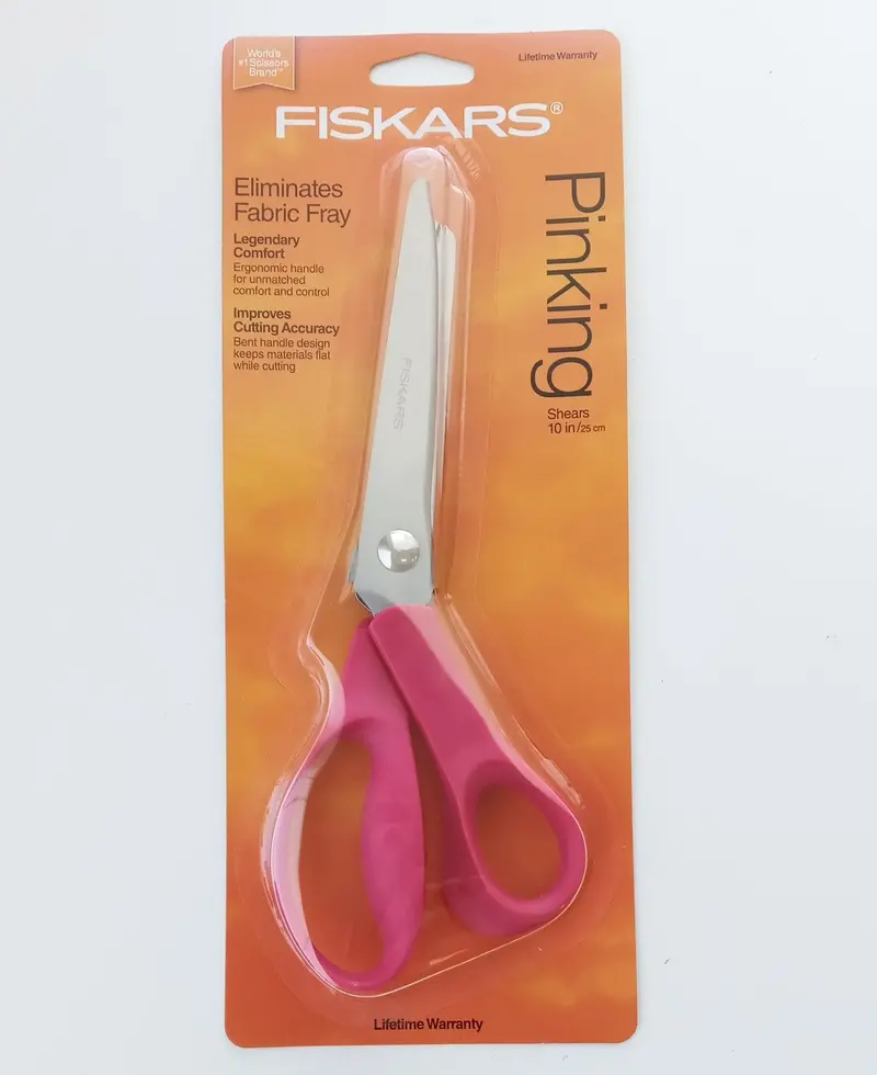 Fiskars 10″ Pinking Shears — Multi-Color Assortment