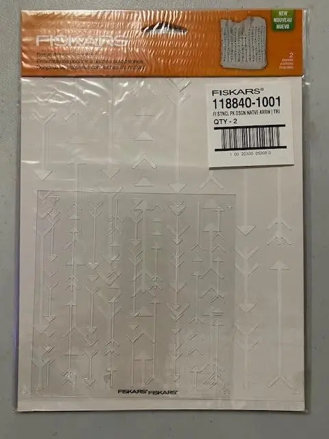 Fiskars 118840 Native Arrows Stencil Set – 2-Pack