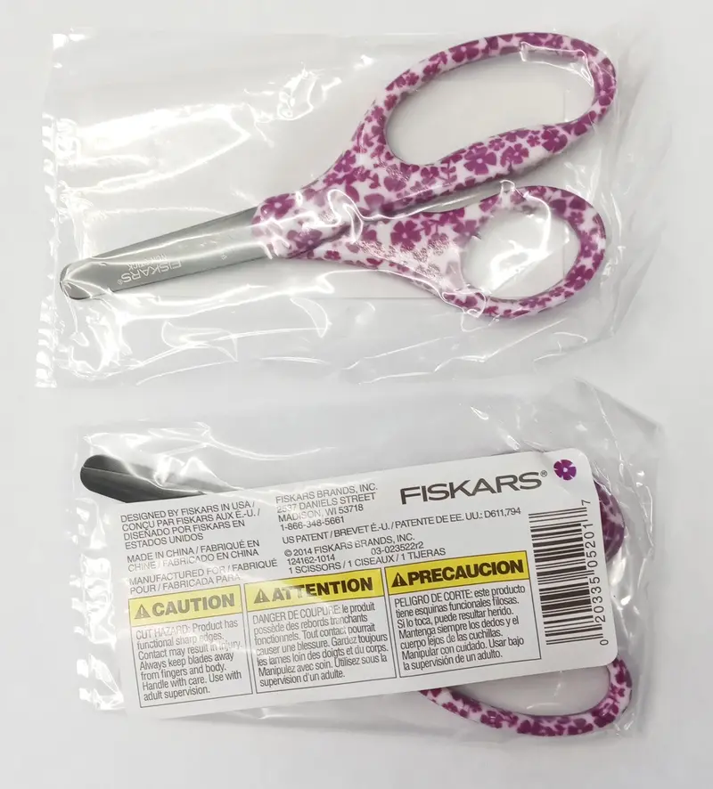 Fiskars Kids’ Safety Scissors – 5-Inch Blunt-Tip, Heavy-Duty, 2-Pack