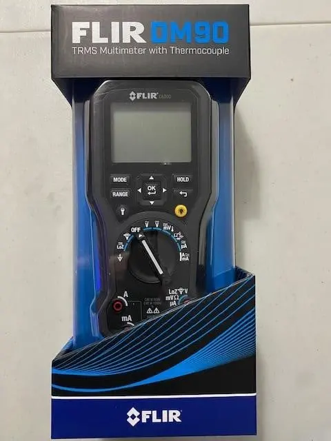 FLIR DM90 True RMS Industrial Multimeter for Professional Electrical Testing