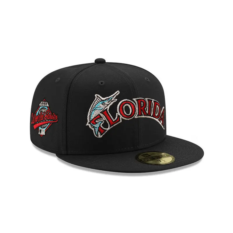 Florida Marlins 1997 World Series Black 59Fifty Fitted Cap