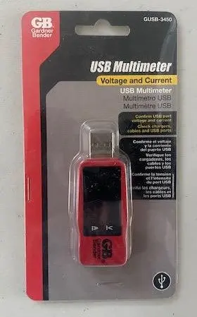 GB USB Power Tester – Digital Multimeter for Voltage & Current Monitoring