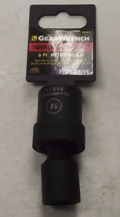 GearWrench 84614 14mm 1/2″ Drive 6-Point Universal Impact Socket