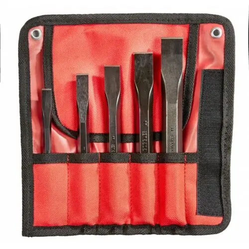 GEARWRENCH Cold Chisel Set – 5-Piece, Tool Steel, USA-Made