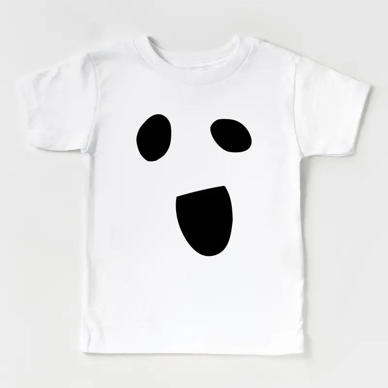 Ghost-Themed Kids T-Shirt