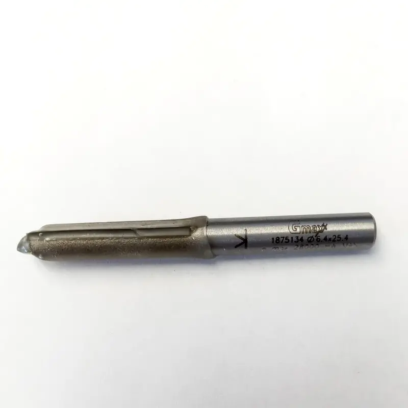 Gmaxx 1/4″ Shank Straight Double-Flute Router Bit — 1/4″ x 1″ Cutting Length (Model 1875134)