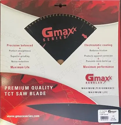 Gmaxx 2400.305H96 12-Inch 96-Tooth H-ATB Saw Blade with -5° Hook Angle (Made in Germany)
