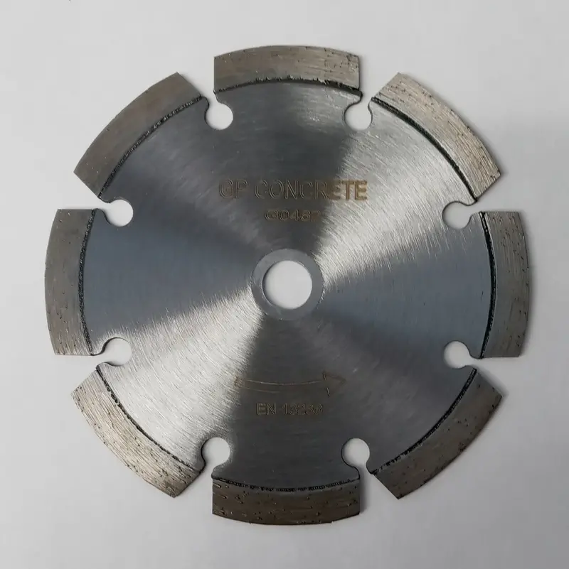 GP Concrete Laser-Welded Diamond Saw Blade – 4″ Segmented Rim for Concrete Cutting