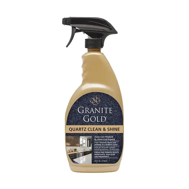 Granite Gold Clean & Shine – 24 oz pH-Balanced Cleaner and Polish for Quartz, Granite, and Natural Stone Surfaces