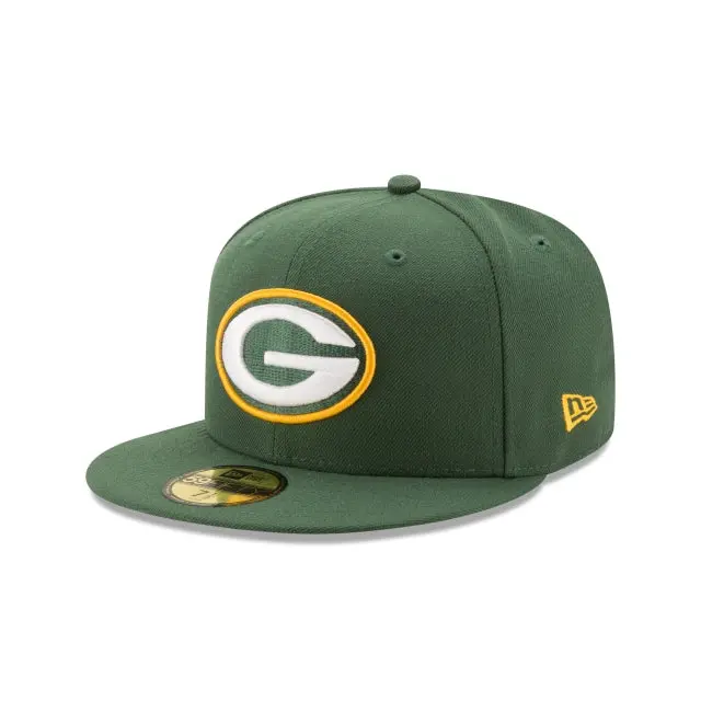 Green Bay Packers Cilantro Green NFL 59Fifty Fitted Hat