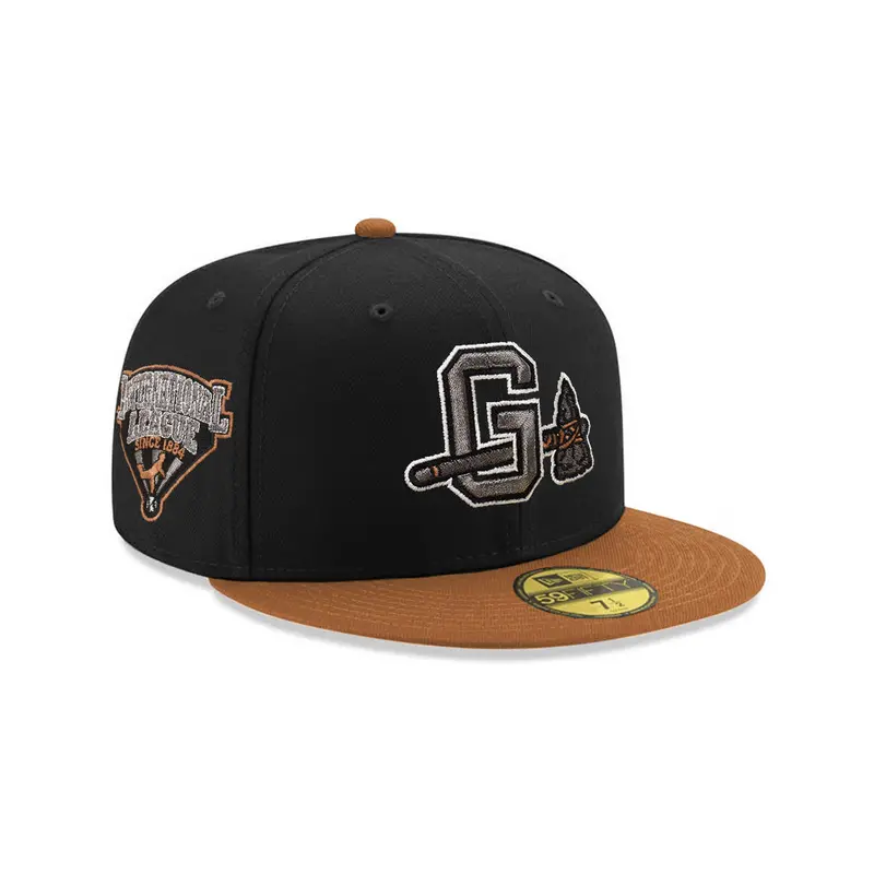 Gwinnett Braves Graphite & Peanut Brown MiLB International League 59Fifty Fitted Cap