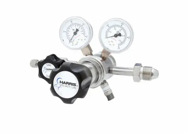 Harris 722C-050-350-A Two-Stage Ultra-High-Purity Brass Regulator 1