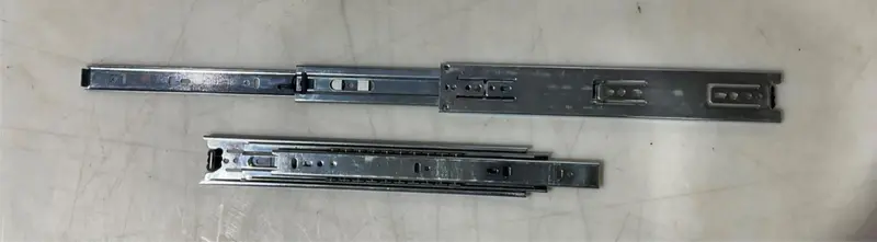 Heavy-Duty 100-Lb Side-Mount Drawer Slides – Single Pair (Unbranded/Ruca/Tru-Trac)