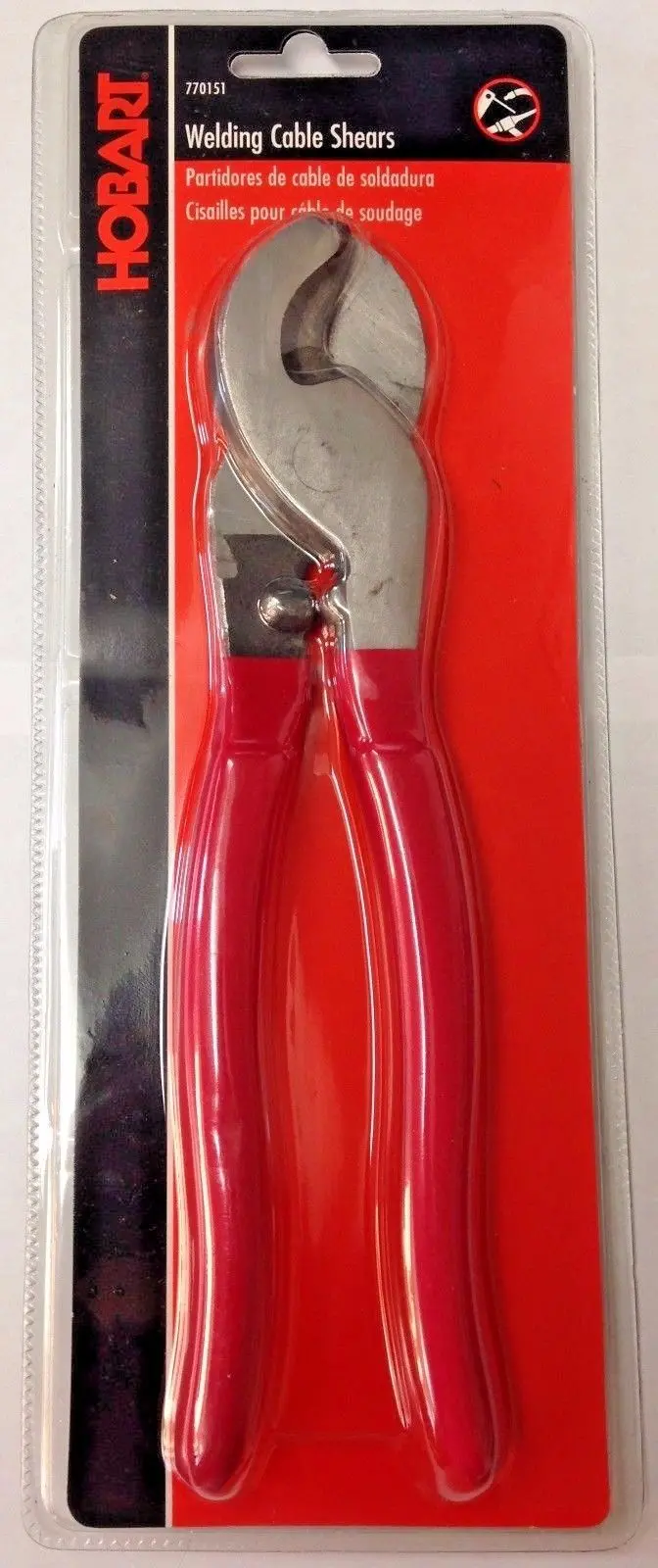 Hobart 770151 Heavy-Duty Welding Cable Shears – Insulated Handles, Bolt-Cutting Capability