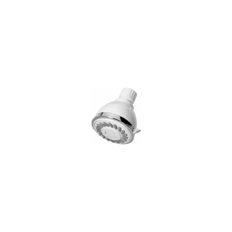 HomePointe Fixed-Mount Shower Head – 3 Spray Settings, White Plastic, Model 228623