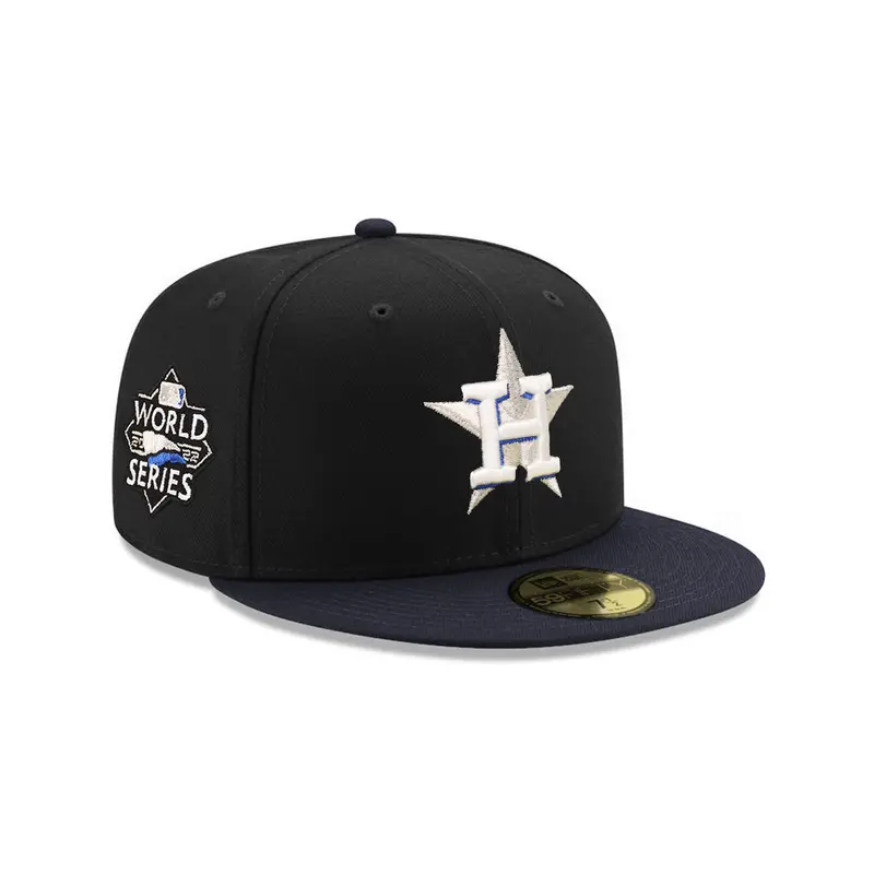 Houston Astros 2022 World Series Black & Blue Two-Tone 59Fifty Fitted Cap