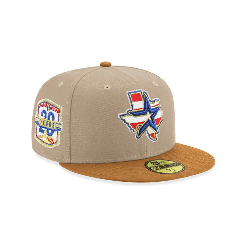 Houston Astros 20th Anniversary Camel & Peanut Two-Tone SP 59Fifty Fitted Cap