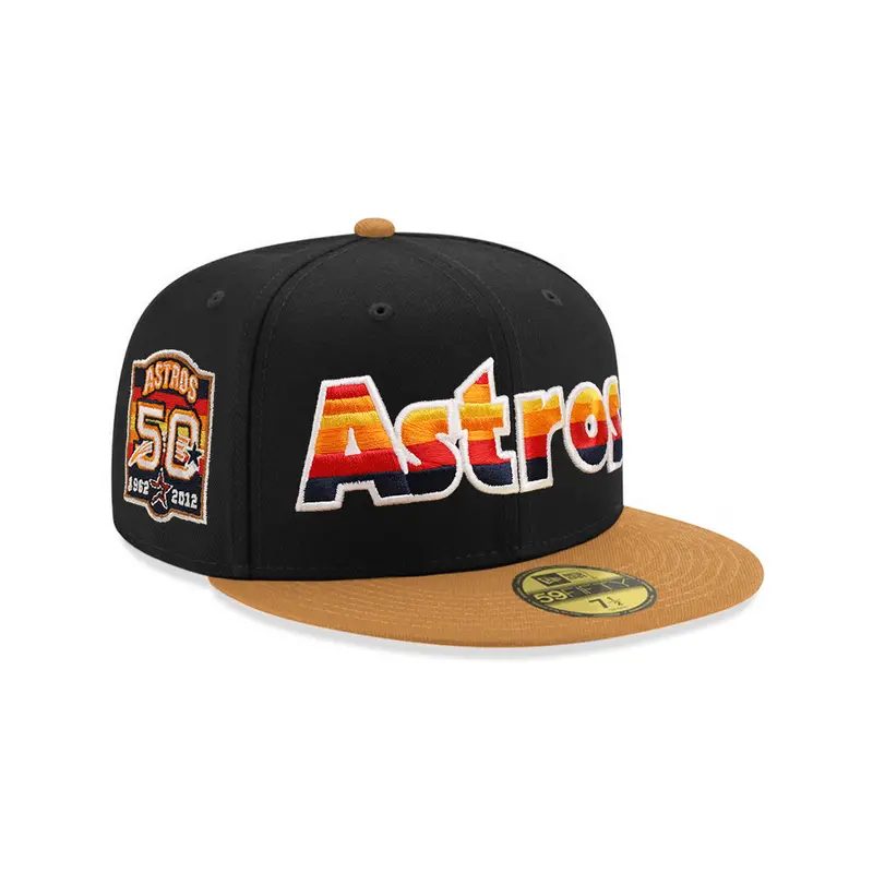 Houston Astros Black-and-Bronze 50th Anniversary Special Edition 59Fifty Fitted Cap