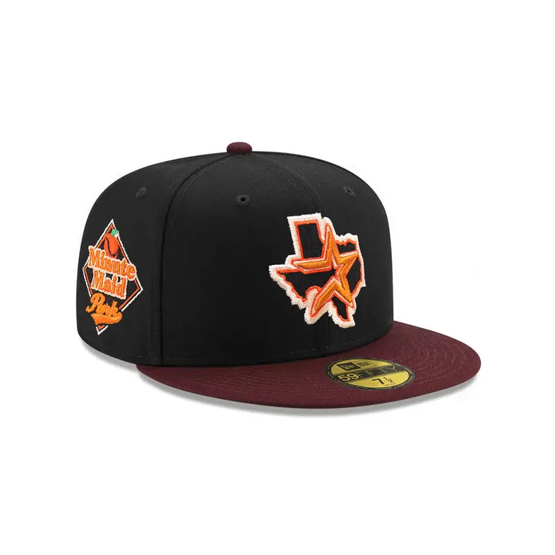 Houston Astros Black & Maroon Minute Maid Park 59Fifty Fitted Cap