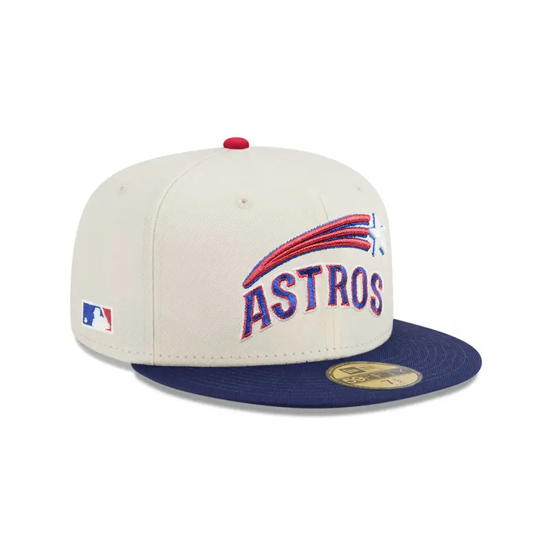 Houston Astros Chrome Oceanside Blue Two-Tone Batterman SP 59Fifty Fitted Cap
