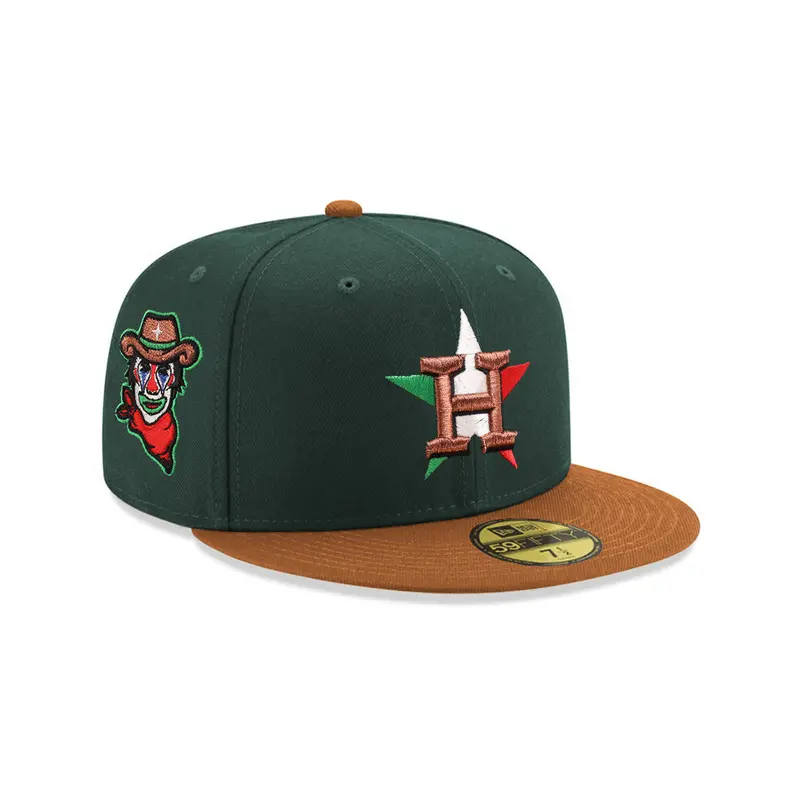 Houston Astros Green & Brown Two-Tone Sugar Land Space Cowboy SP 59Fifty Fitted Cap