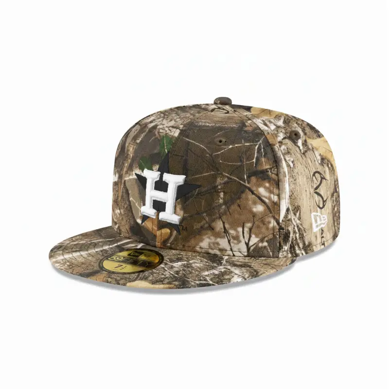 Houston Astros Realtree Camo White 59Fifty Fitted Cap