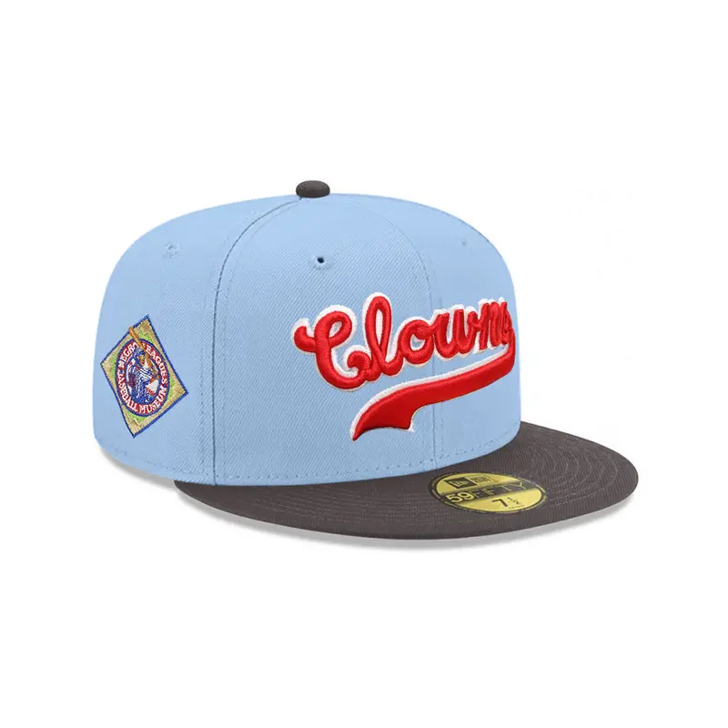 Indianapolis Clowns Negro League Museum SP 59Fifty Fitted – Blue & Gray Two-Tone