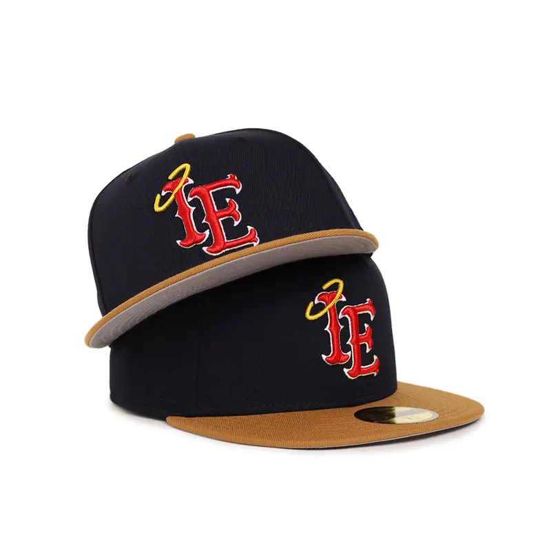 Inland Empire 66ers Navy & Bronze Fitted Cap – Minor League Baseball Team Edition