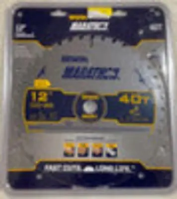 Irwin 12″ Miter & Table Saw Blade – 40-Tooth Carbide-Tipped Blade with 1″ Arbor