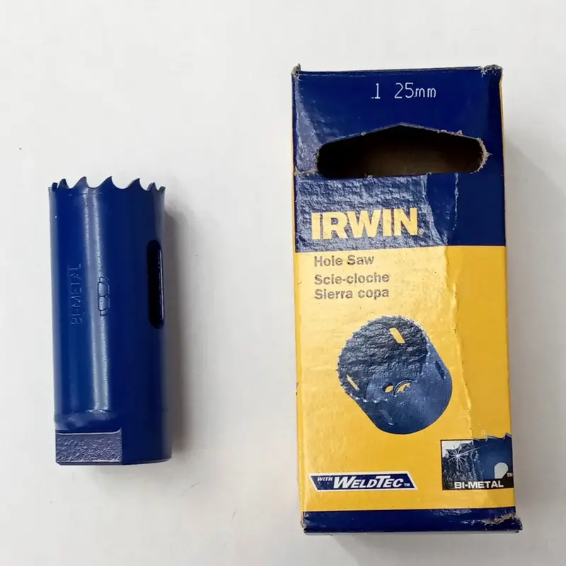 Irwin 25mm Bi-Metal Hole Saw with WeldTec Technology – 373100BX Series