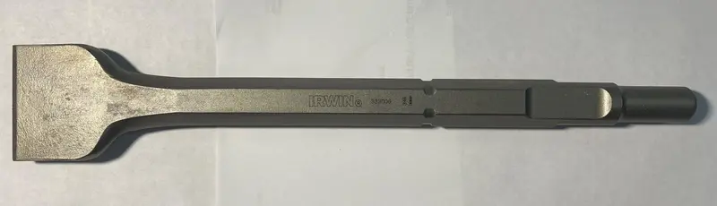 IRWIN 333008 Scaling Chisel — 2″ x 12″, Round Spline Shank for Rotary Hammers